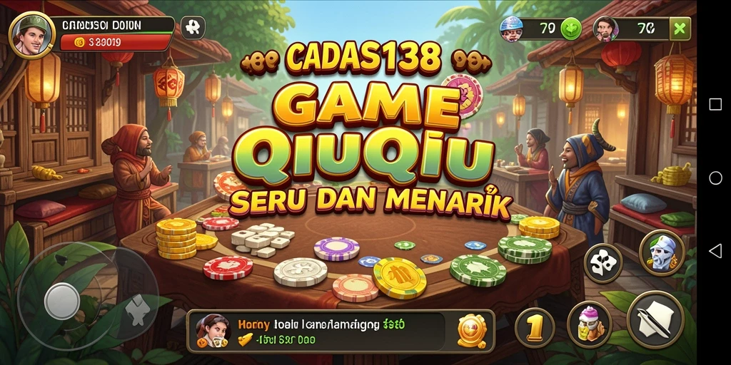 Screenshot gameplay QiuQiu yang seru dan mendebarkan.