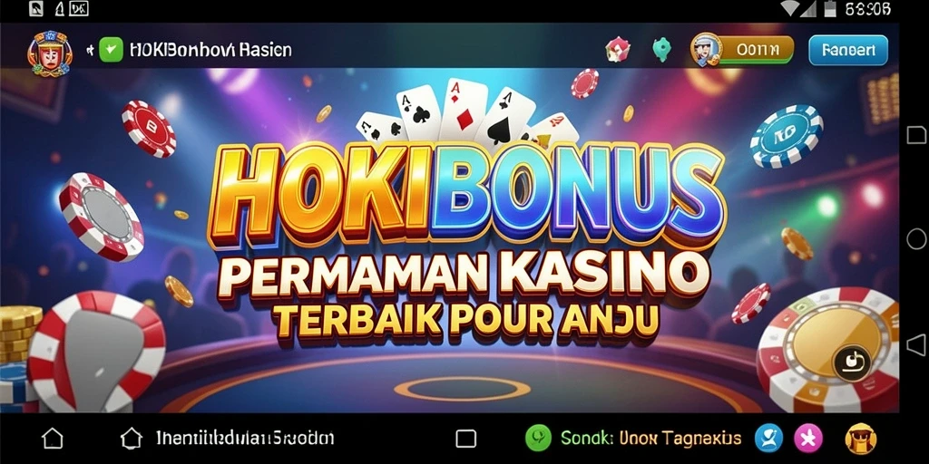 Tampilan gameplay HOKIBONUS dengan grafis menarik dan antarmuka pengguna yang intuitif.
