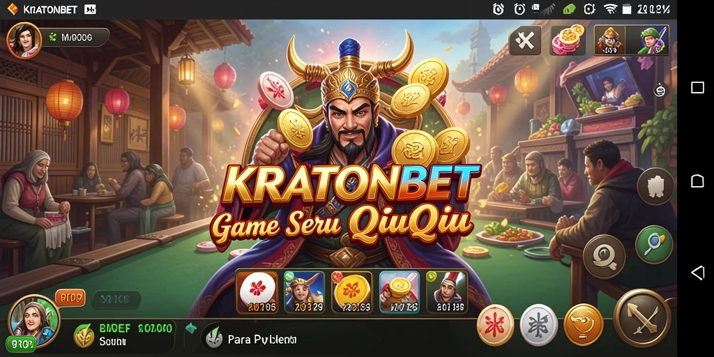 Tampilan gameplay QiuQiu yang menarik di KRATONBET.