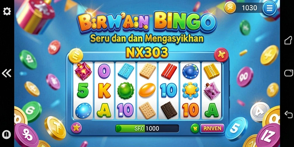 Tampilan menarik gameplay Bingo di NX303 yang seru.