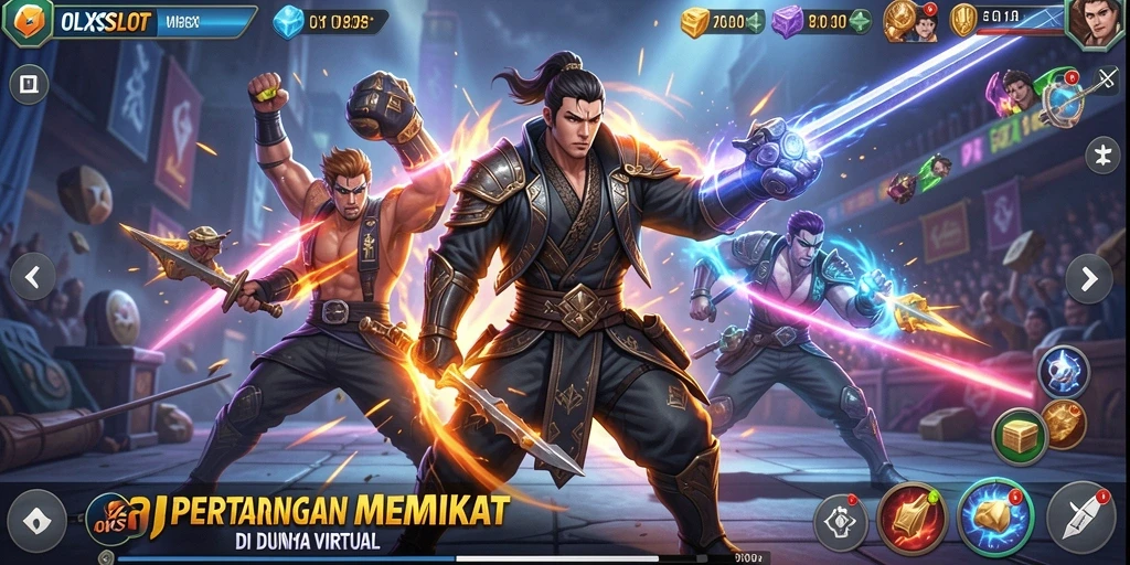 Tampilan gameplay menyeramkan dalam pertarungan seru di OLXSLOT.