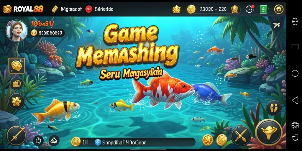 Tangkapan ikan besar dalam gameplay seru ROYAL88.