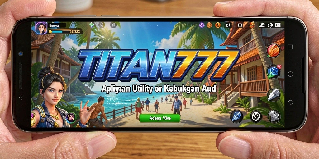 Tampilan antarmuka pengguna TITAN777 yang modern dan intuitif.