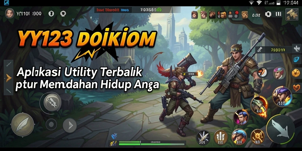 Tampilan aplikasi YY123 dengan semua fitur Utility yang tersedia.