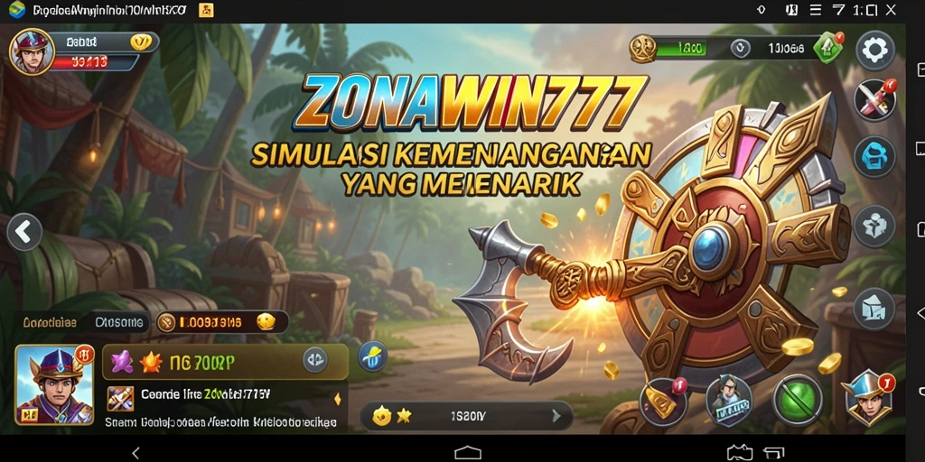 Screenshot gameplay ZONAWIN777 menampilkan pengalaman simulasi yang mendebarkan.